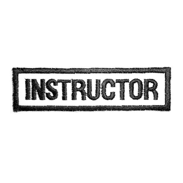Κεντητό Σηματάκι - INSTRUCTOR Κεντητό Σηματάκι - INSTRUCTOR