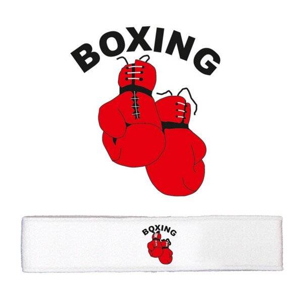 Κορδέλα Κεφαλής BOXING GLOVES Βαμβακερή Ελαστική Κορδέλα Κεφαλής BOXING GLOVES Βαμβακερή Ελαστική