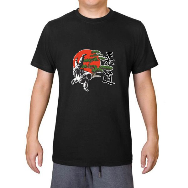 T-shirt Βαμβακερό JUDO Bonjai Tree Fighters T-shirt Βαμβακερό JUDO Bonjai Tree Fighters