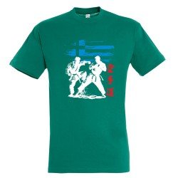 T-shirt Βαμβακερό KARATE HELLENIC Abstract