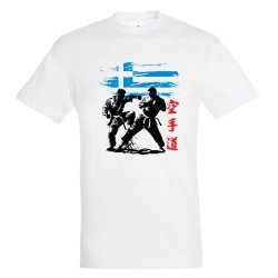 T-shirt Βαμβακερό KARATE HELLENIC Abstract