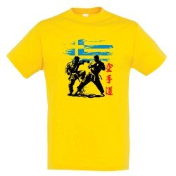 T-shirt Βαμβακερό KARATE HELLENIC Abstract