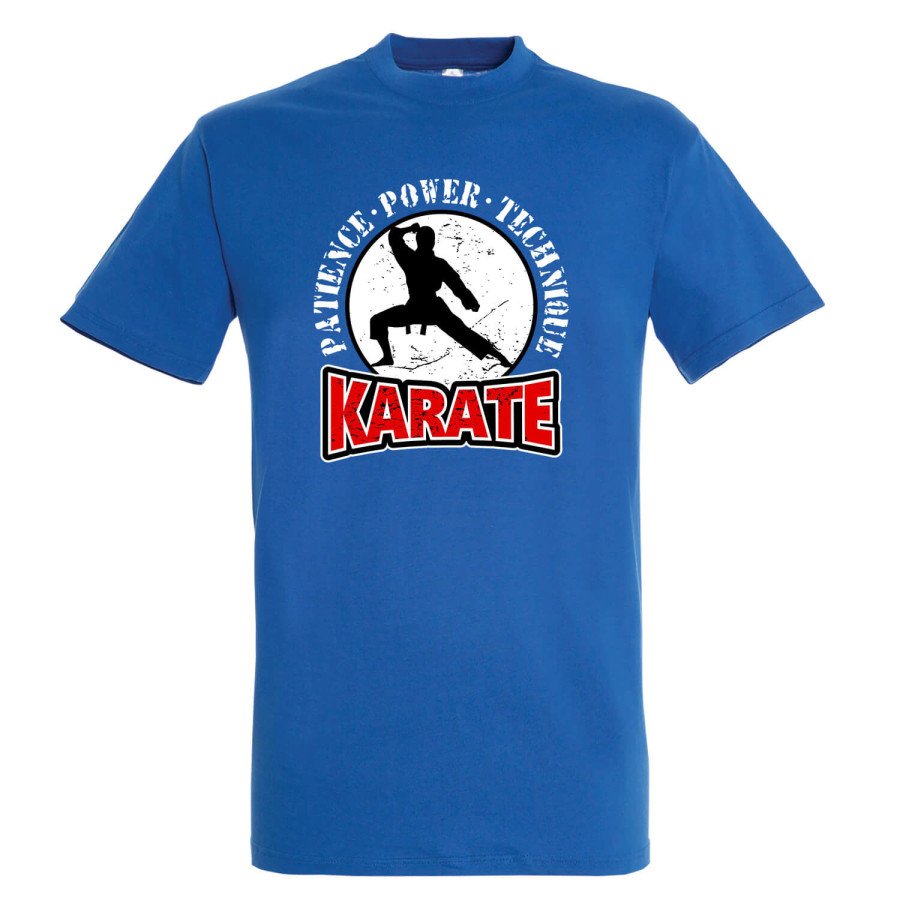 T-shirt Βαμβακερό KARATE Patience-Power-Technique