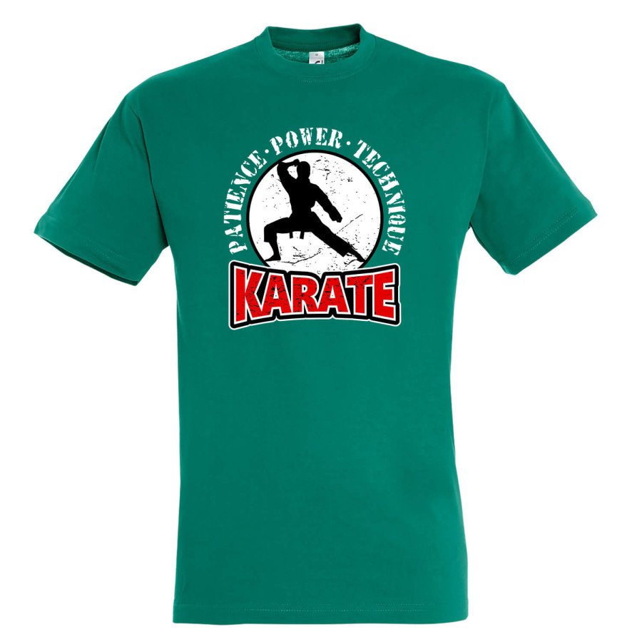 T-shirt Βαμβακερό KARATE Patience-Power-Technique