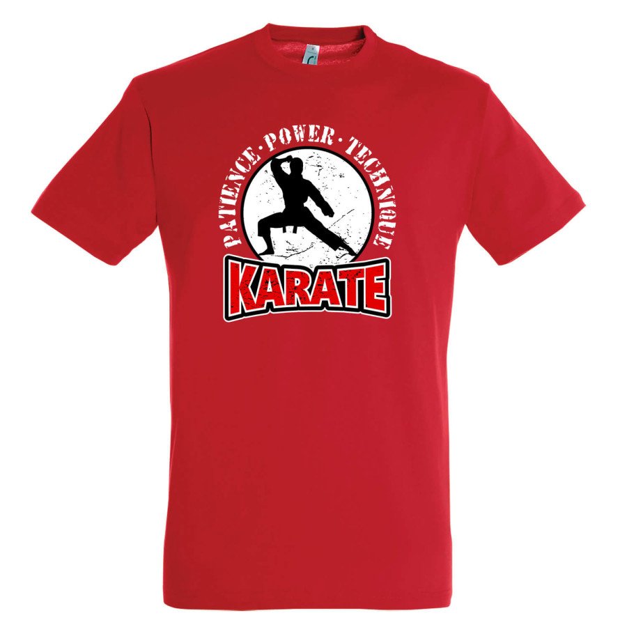 T-shirt Βαμβακερό KARATE Patience-Power-Technique