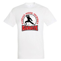 T-shirt Βαμβακερό KARATE Patience-Power-Technique