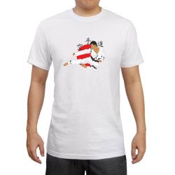 T-shirt Βαμβακερό KARATE Tobiyokeri Chaki