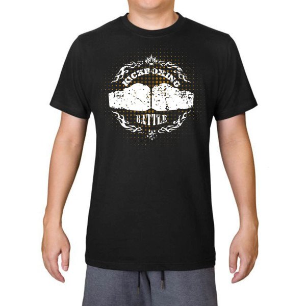 T-shirt Βαμβακερό KICKBOXING Battle Retro T-shirt Βαμβακερό KICKBOXING Battle Retro