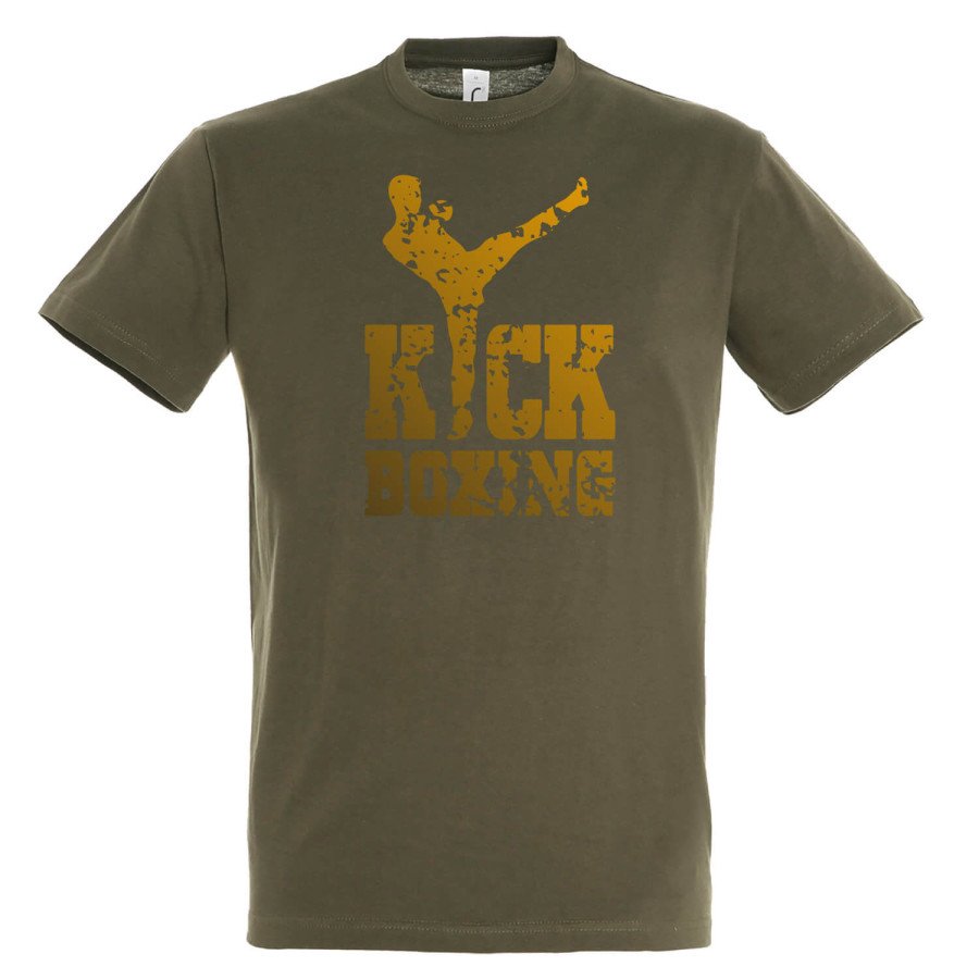 T-shirt Βαμβακερό KICKBOXING Kick Gold