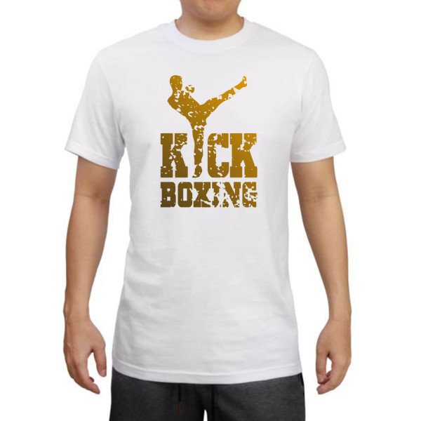 T-shirt Βαμβακερό KICKBOXING Kick Gold T-shirt Βαμβακερό KICKBOXING Kick Gold