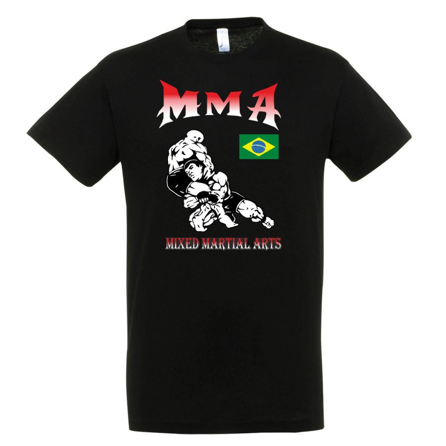 T-shirt Βαμβακερό MMA Fighters Brazil