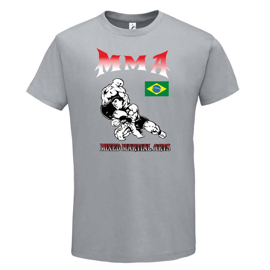 T-shirt Βαμβακερό MMA Fighters Brazil