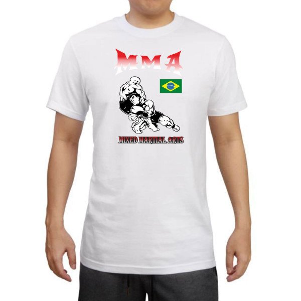 T-shirt Βαμβακερό MMA Fighters Brazil T-shirt Βαμβακερό MMA Fighters Brazil