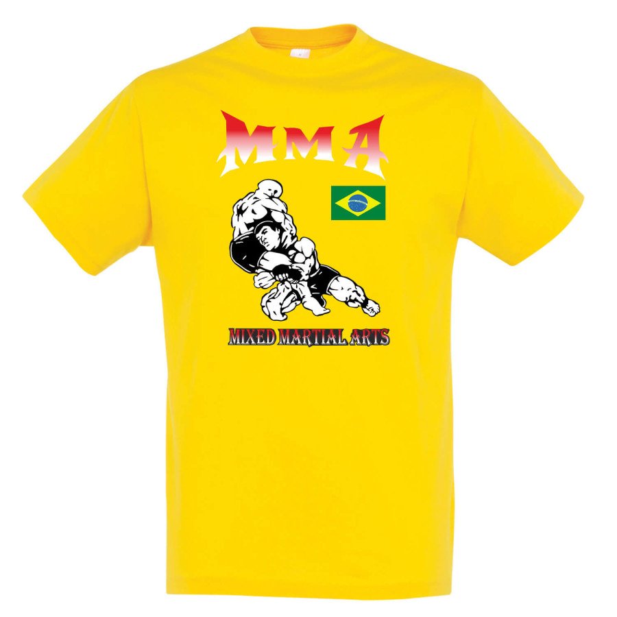 T-shirt Βαμβακερό MMA Fighters Brazil