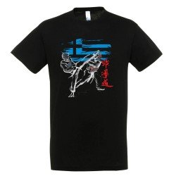 T-shirt Βαμβακερό TAEKWONDO Hellenic Abstract