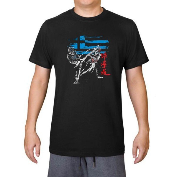 T-shirt Βαμβακερό TAEKWONDO Hellenic Abstract T-shirt Βαμβακερό TAEKWONDO Hellenic Abstract