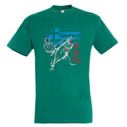 T-shirt Βαμβακερό TAEKWONDO Hellenic Abstract