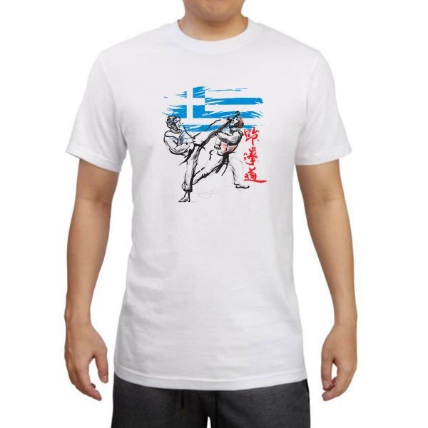 T-shirt Βαμβακερό TAEKWONDO Hellenic Abstract T-shirt Βαμβακερό TAEKWONDO Hellenic Abstract