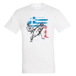 T-shirt Βαμβακερό TAEKWONDO Hellenic Abstract