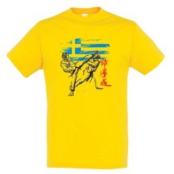 T-shirt Βαμβακερό TAEKWONDO Hellenic Abstract