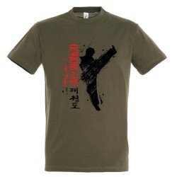 T-shirt Βαμβακερό TAEKWONDO Kick Abstract