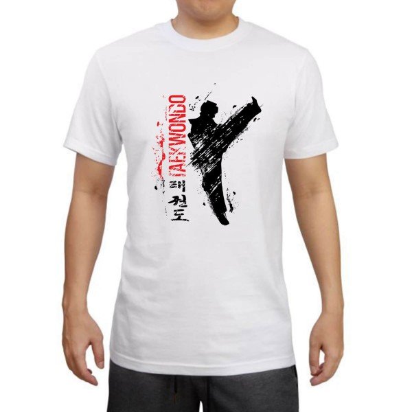 T-shirt Βαμβακερό TAEKWONDO Kick Abstract T-shirt Βαμβακερό TAEKWONDO Kick Abstract
