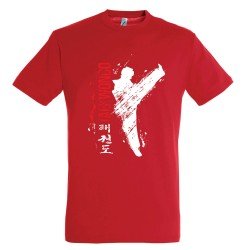 T-shirt Βαμβακερό TAEKWONDO Kick Abstract