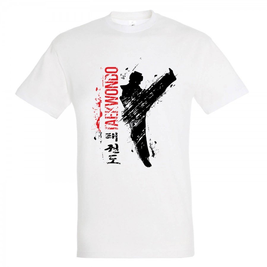 T-shirt Βαμβακερό TAEKWONDO Kick Abstract