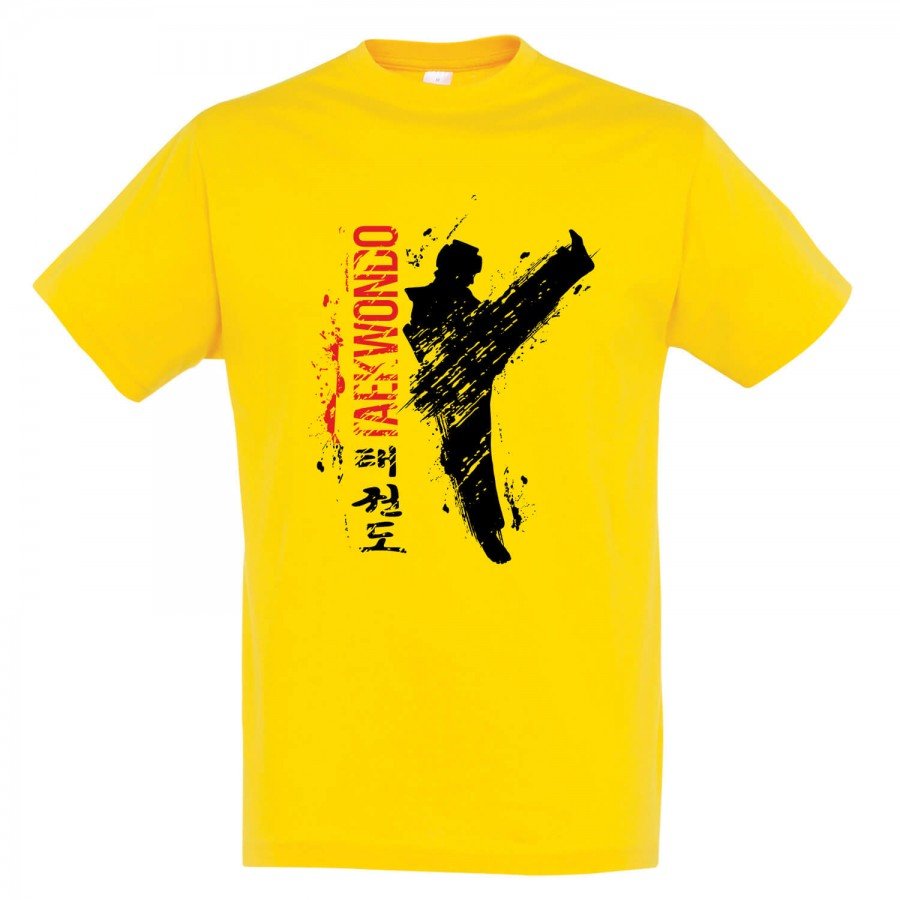 T-shirt Βαμβακερό TAEKWONDO Kick Abstract