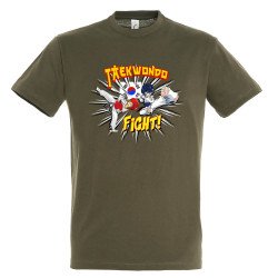 T-shirt Βαμβακερό TAEKWONDO Fight Kids