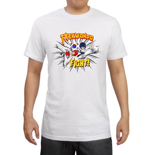 T-shirt Βαμβακερό TAEKWONDO Fight Kids T-shirt Βαμβακερό TAEKWONDO Fight Kids