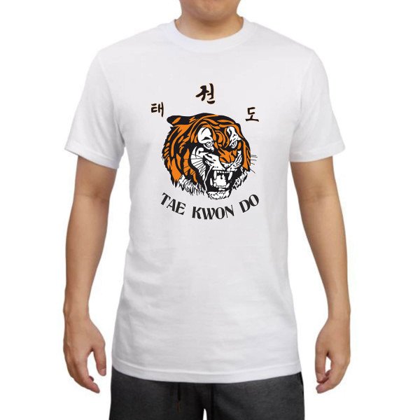 T-shirt Βαμβακερό TAEKWONDO Tiger T-shirt Βαμβακερό TAEKWONDO Tiger