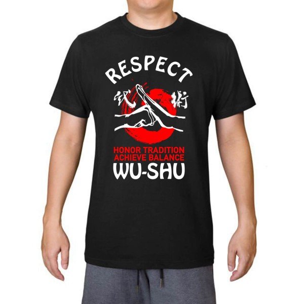 T-shirt Βαμβακερό WU-SHU RESPECT T-shirt Βαμβακερό WU-SHU RESPECT