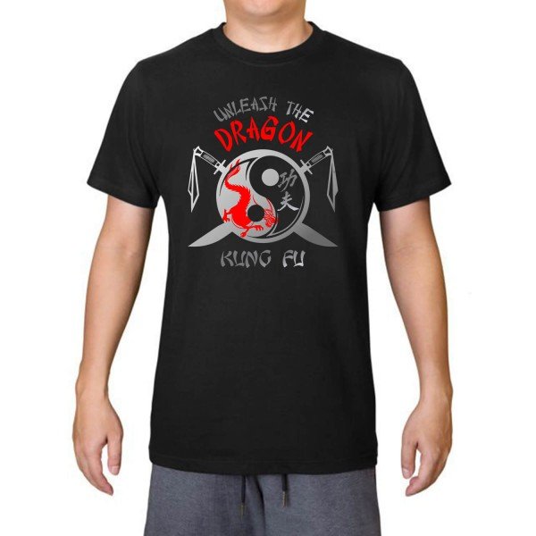 T-shirt Βαμβακερό KUNG-FU Unleash The Dragon T-shirt Βαμβακερό KUNG-FU Unleash The Dragon