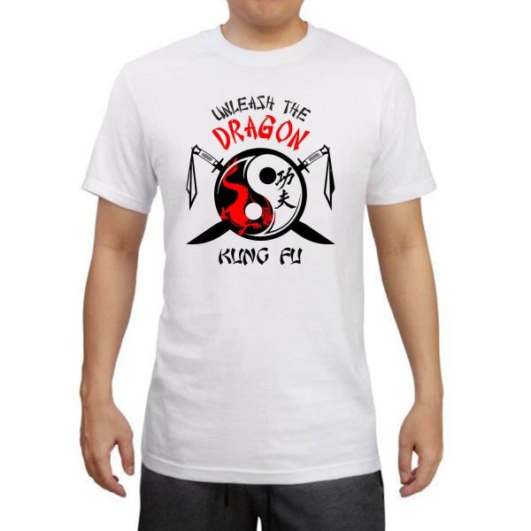T-shirt Βαμβακερό KUNG-FU Unleash The Dragon T-shirt Βαμβακερό KUNG-FU Unleash The Dragon