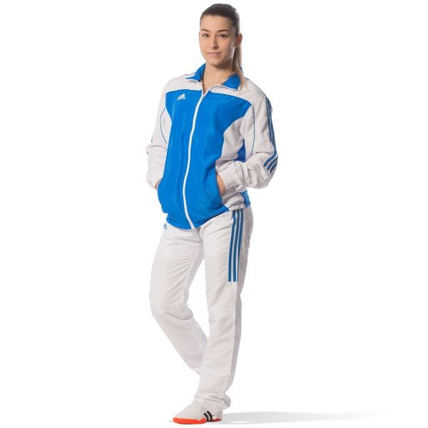 Αθλητική Φόρμα Adidas TEAM Άσπρο / Γαλάζιο – TR40