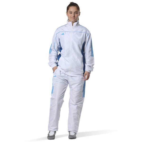 Αθλητική Φόρμα Adidas TEAM Άσπρη/Μπλε – TR40 Αθλητική Φόρμα Adidas TEAM Άσπρη/Μπλε – TR40