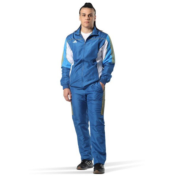 Αθλητική Φόρμα Adidas TEAM Μπλε / Άσπρο / Χρυσαφί 2024 Αθλητική Φόρμα Adidas TEAM Μπλε / Άσπρο / Χρυσαφί 2024