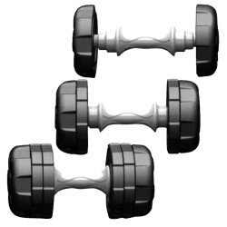 Adjustable Dumbbells Set 4.8/7/10 Kgs