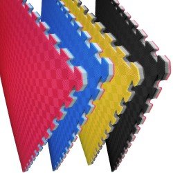Στρώμα Τατάμι Παζλ Αφρολέξ JY 100x100x2,5cm - Τετραγωνάκια Μοτίβο
