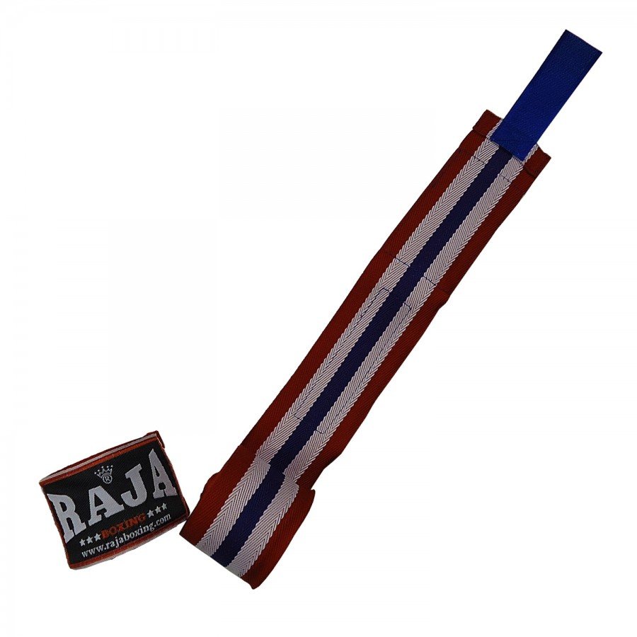 Μπαντάζ Raja Βαμβάκι Παραδοσιακά 5x500cm – Μπλε / Κόκκινο / Άσπρο