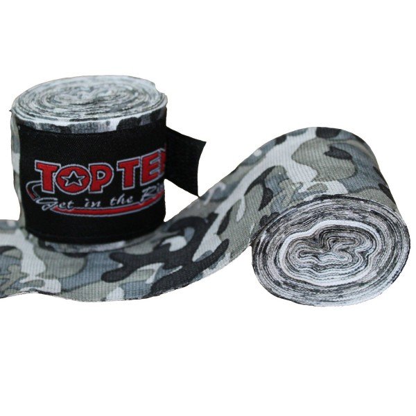 Μπαντάζ TOP TEN Ελαστικά BOXING BANDAGES Μπλε/Άσπρο Παραλλαγής Μπαντάζ TOP TEN Ελαστικά BOXING BANDAGES Μπλε/Άσπρο Παραλλαγής