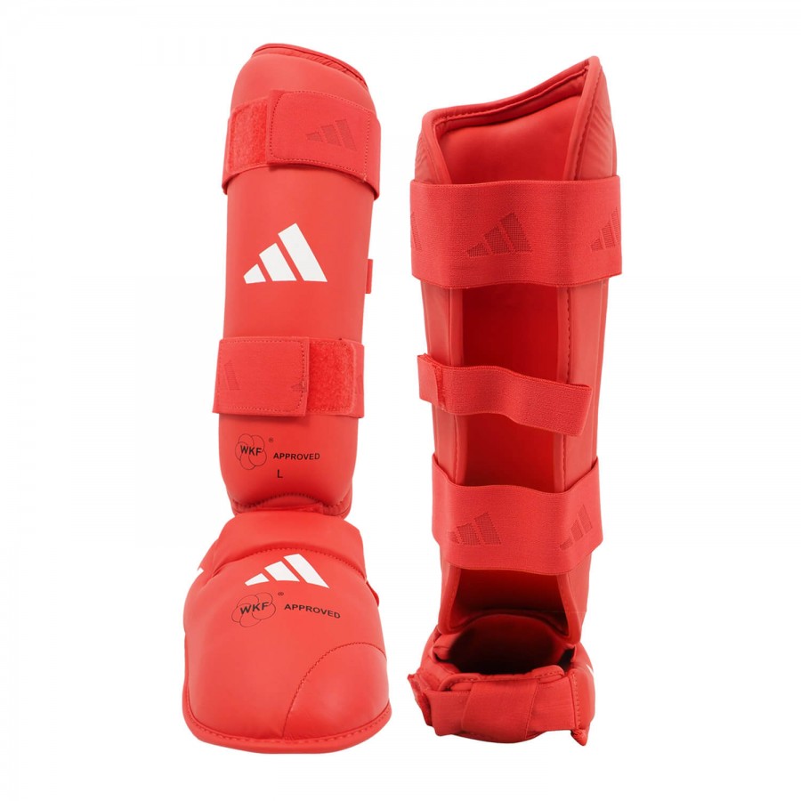 Karate Shin guard with Removable Instep Adidas WKF Approved – 661.35