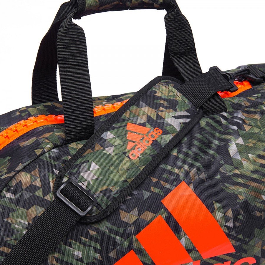 Αθλητική Τσάντα Adidas COMBAT Καμουφλάζ/Πορτοκαλί - adiACC053