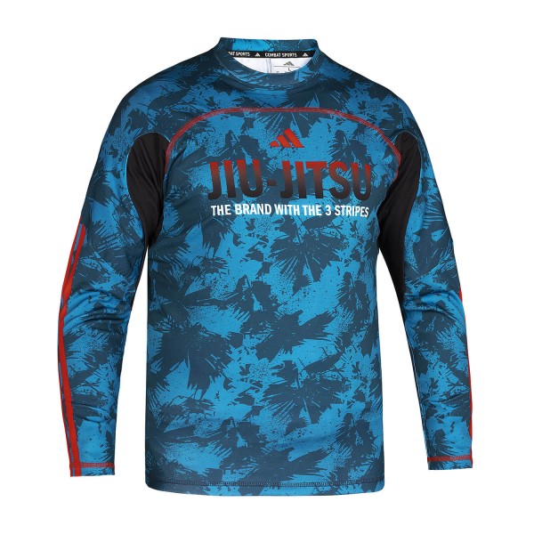 Rashguard adidas IBJJF TROPICAL LEAF Μακρυμάνικο
