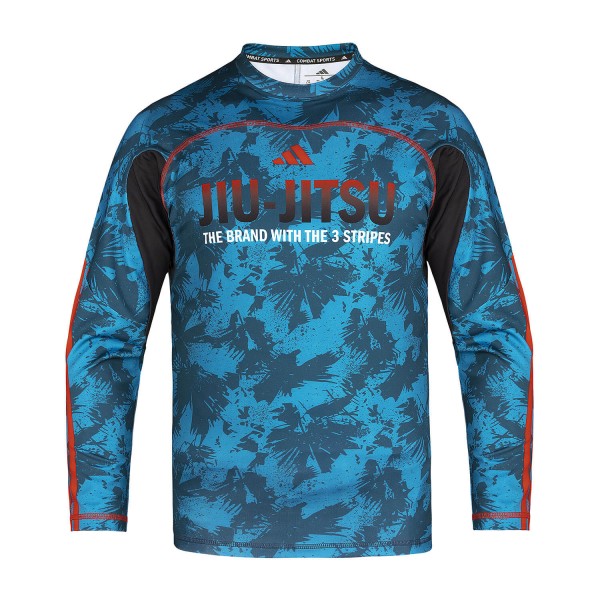 Rashguard adidas IBJJF TROPICAL LEAF Μακρυμάνικο
