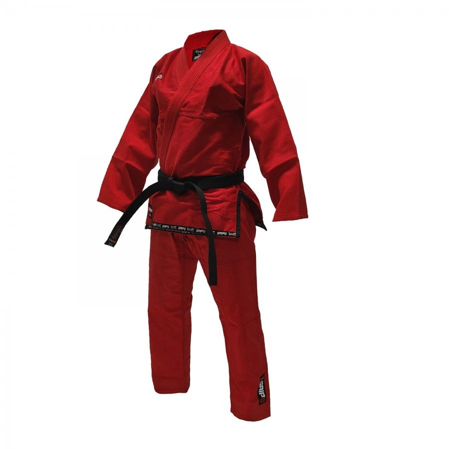 Jiu-Jitsu Στολή Olympus GRIP 0 Κόκκινη