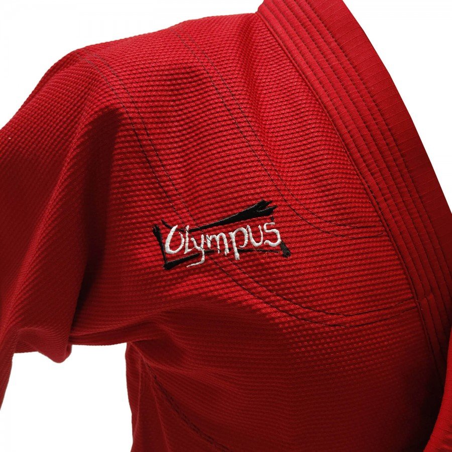 Jiu-Jitsu Στολή Olympus GRIP 0 Κόκκινη