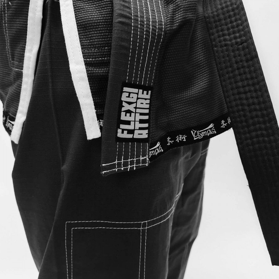 Brazilian Jiu-Jitsu Στολή Olympus FLEX-GI ATTIRE Μαύρη