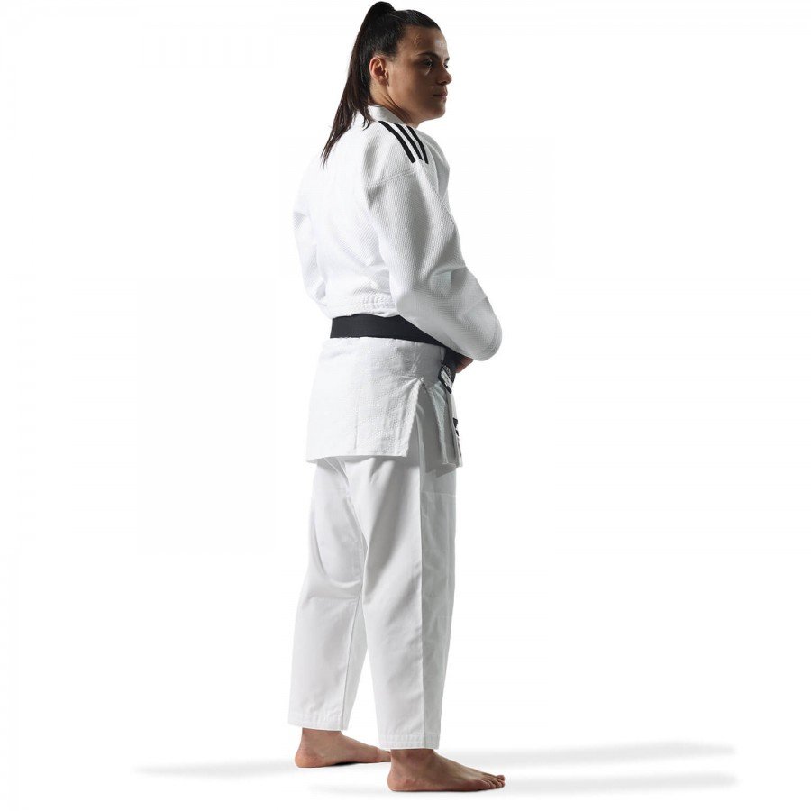 Στολή Τζούντο adidas J-IJF CHAMPION III Λευκή - Εγκεκριμένη